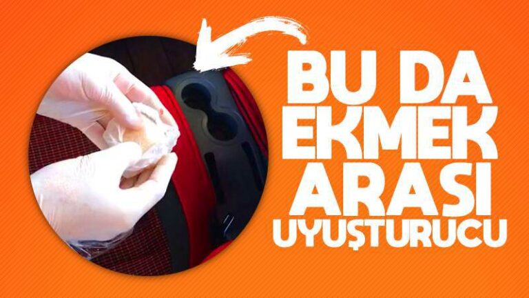 Kırıkkale’de sandviç arasına gizlenmiş uyuşturucu ele geçirildi