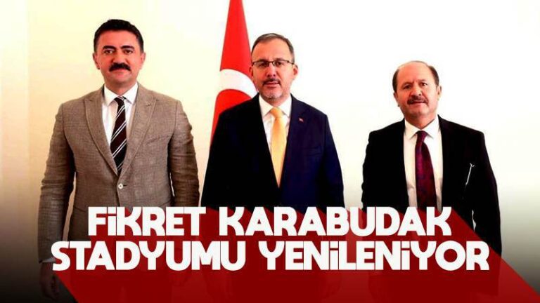 Fikret Karabudak stadyumu yenilenecek 