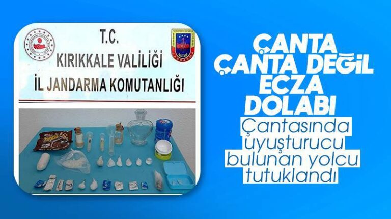 Çantasında uyuşturucu bulunan yolcu tutuklandı