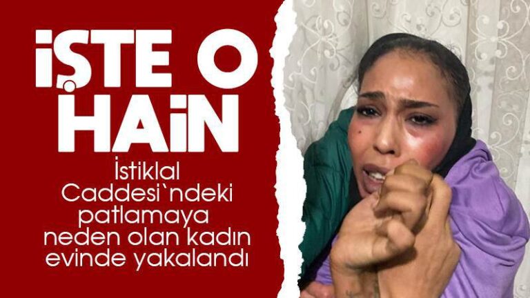 İstiklal Caddesi’nde bombayı bırakan terörist yakalandı