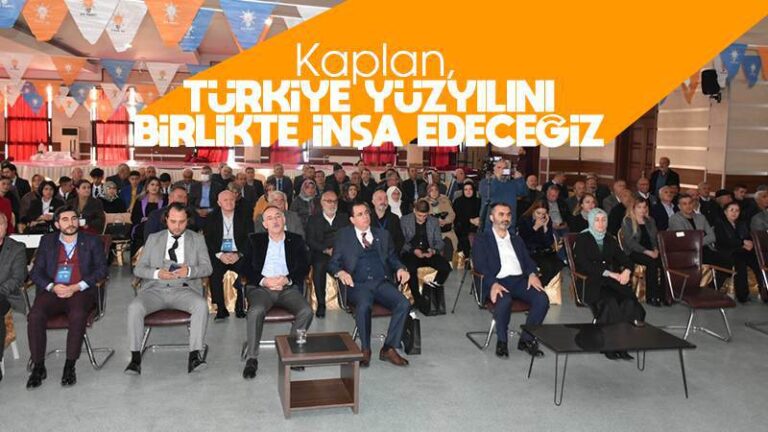 Kaplan: “Türkiye yüzyılını birlikte inşa edeceğiz “