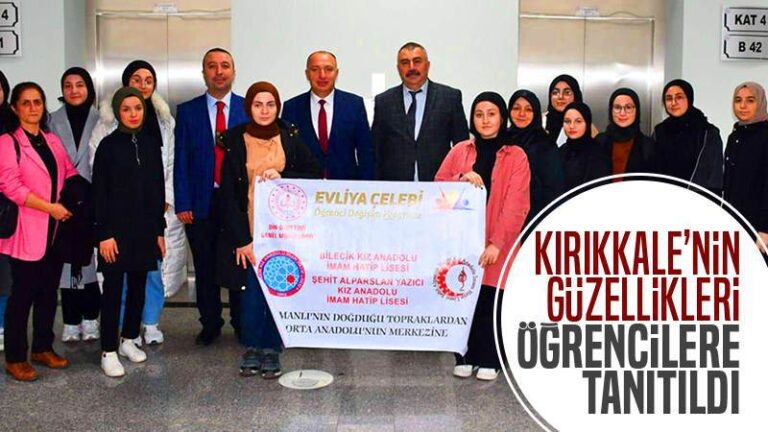 Kırıkkale’nin güzellikleri öğrencilere tanıtıldı