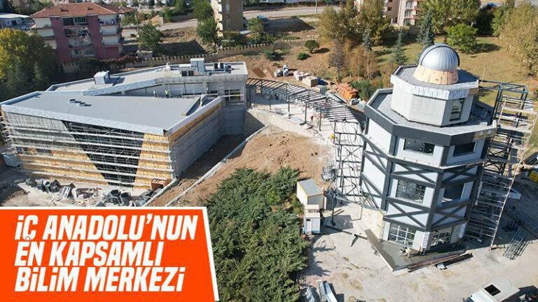 İç Anadolu’nun en kapsamlı Bilim Merkezi, Kırıkkale’de