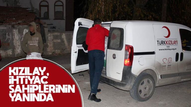 Kızılay, ihtiyaç sahiplerinin yanında