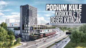 Şehrin yeni gözdesi Podium Kule yükseliyor 