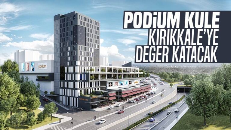 Şehrin yeni gözdesi Podium Kule yükseliyor 