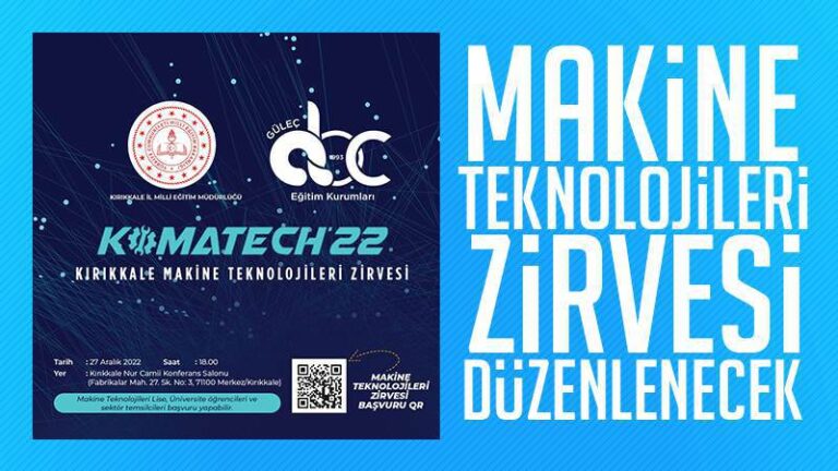 Makine teknolojileri zirvesi düzenlenecek