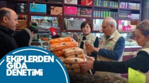 Ekiplerden gıda denetimi!