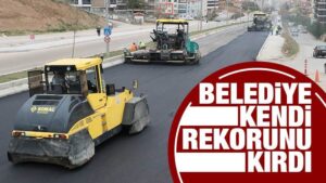 Belediye kendi rekorunu kırdı