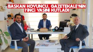 Başkan Koyuncu, Gazetekale’nin 1’inci yaşını kutladı