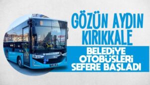 Belediye otobüsleri sefere başladı