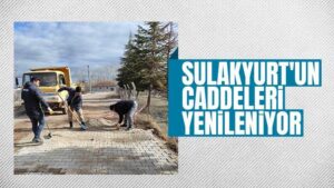 Sulakyurt’un caddeleri yenileniyor