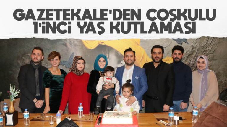 Gazetekale Gazetesi 1’inci yaşını kutladı