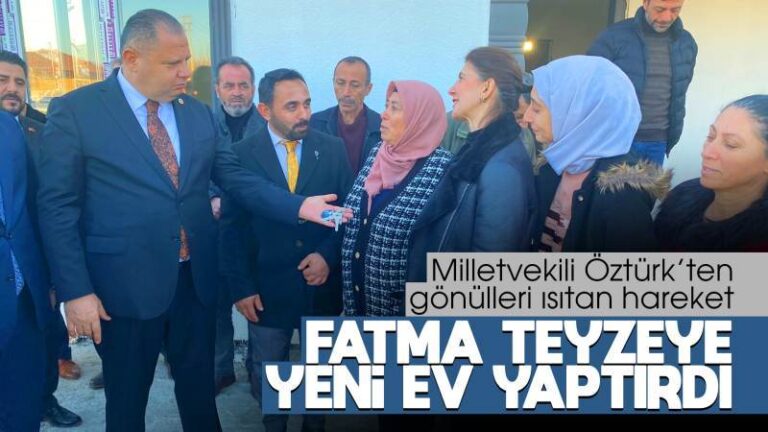 Milletvekili Öztürk’ten gönülleri ısıtan hareket