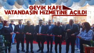 Geyik Kafe, vatandaşın hizmetine açıldı