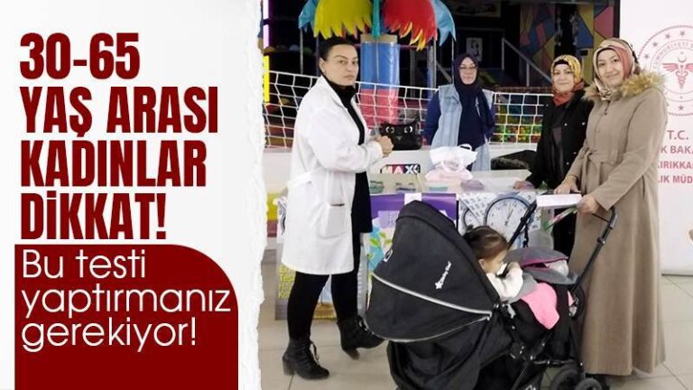 30-65 yaş arası kadınlar dikkat! Bu testi yaptırmanız gerekiyor