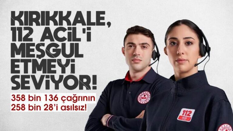 112’ye asılsız çağrı oranı yüzde 72,04