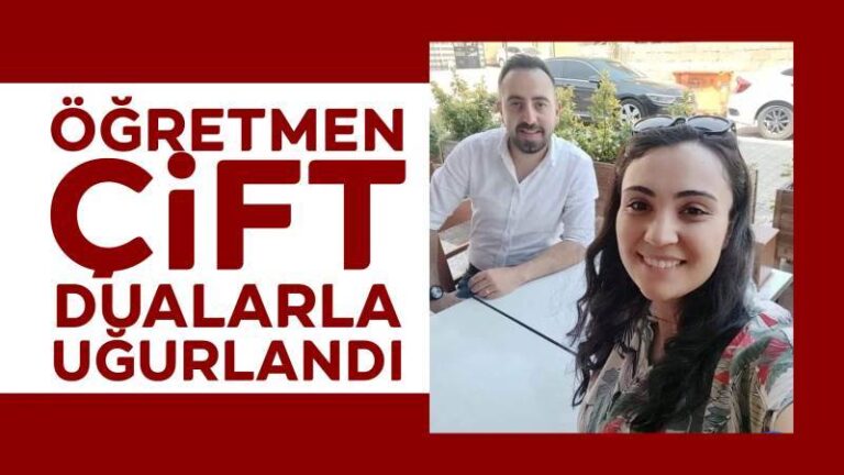 ​​​​​​​Öğretmen çift dualarla uğurlandı 