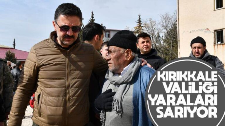 Kırıkkale Valiliği yaraları sarıyor