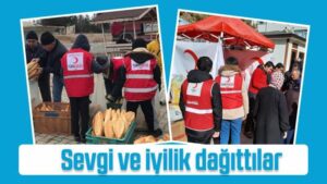 Sevgi ve iyilik dağıttılar