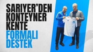 Sarıyer’den Konteyner Kente formalı destek