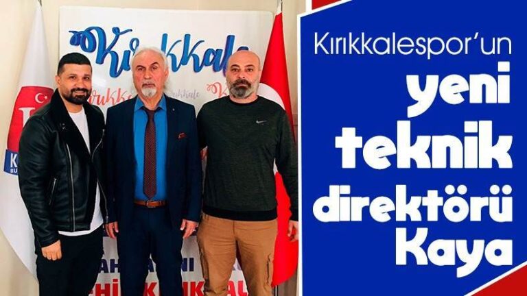 Kırıkkalespor’un yeni teknik direktörü Kaya