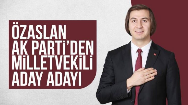 Özaslan: “Memleketime hizmet için yola çıktım”