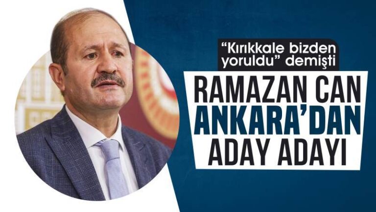 Ramazan Can, Ankara’dan aday adayı