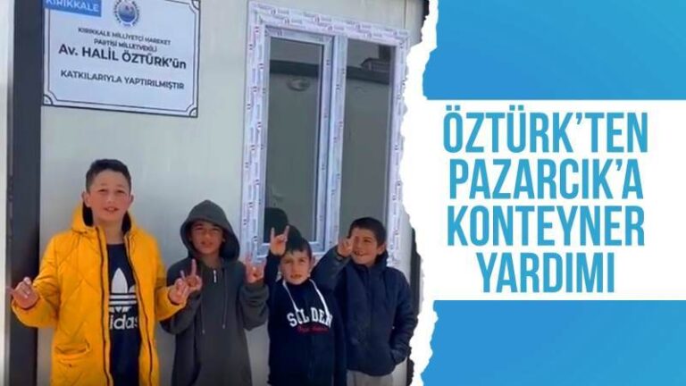 Yardımsever vekil Öztürk halkın gönlünü kazanıyor