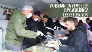 Yahşihan’da yemekler paylaşıldıkça lezzetleniyor