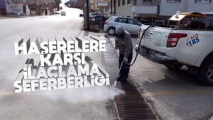 Haşerelere karşı ilaçlama seferberliği