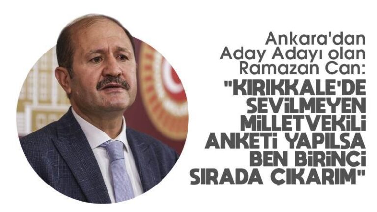 Can: “Kırıkkale’de en sevilmeyen siyasetçi benim.”