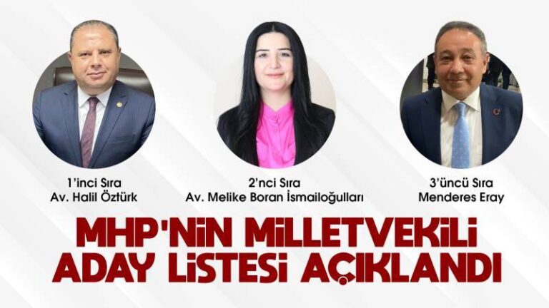 MHP’nin aday listesi açıklandı