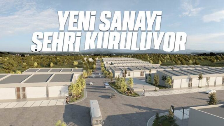 Yeni sanayi şehri kuruluyor