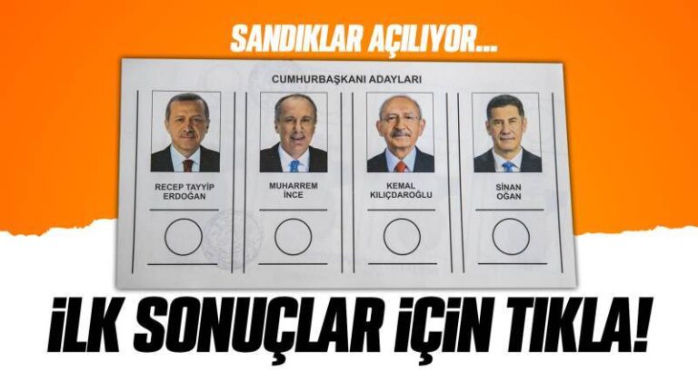 Cumhurbaşkanlığı Seçiminde Türkiye’de genelinde son durum