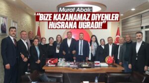 Abalı: “Bize kazanamaz diyenler hüsrana uğradı!”