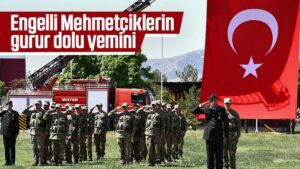 Engelli Mehmetçiklerin gurur dolu yemini