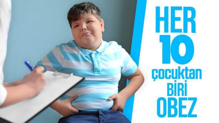 Her 10 çocuktan biri obez