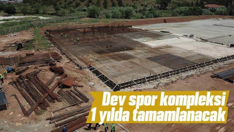 Dev spor kompleksi 1 yılda tamamlanacak