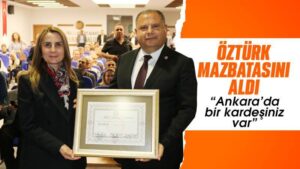 Öztürk, mazbatasını aldı