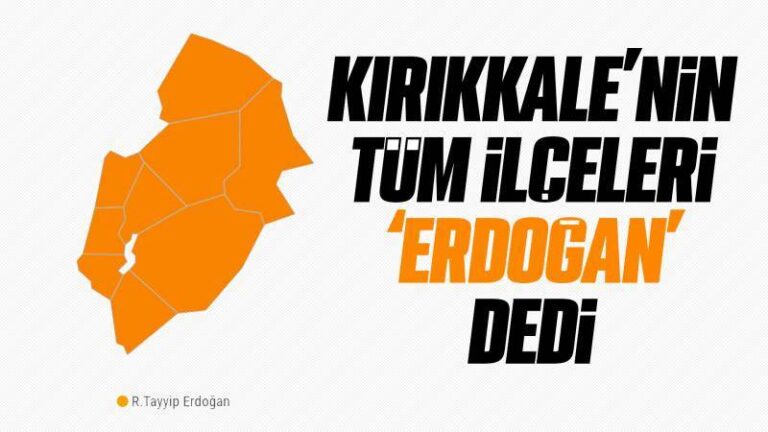 2. turda, tüm ilçeler ‘Erdoğan’ dedi