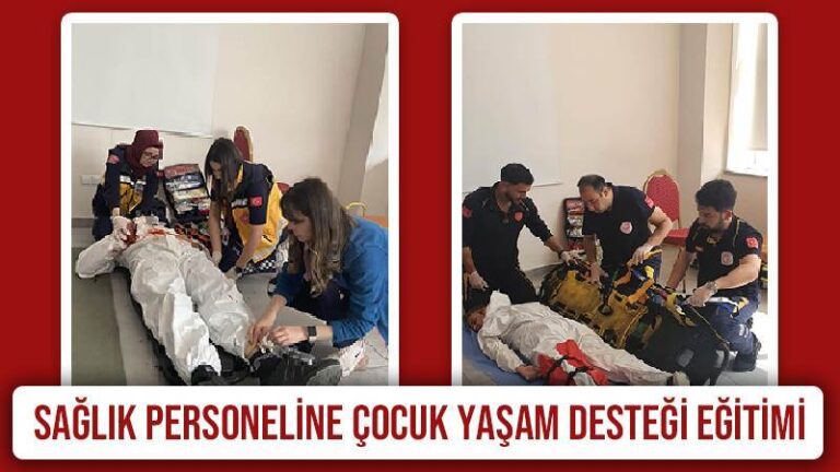 Sağlık personeline çocuk yaşam desteği eğitimi