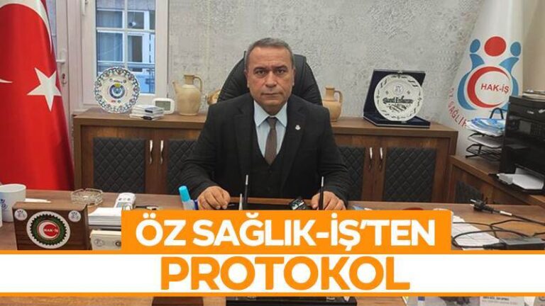Öz Sağlık-İş’ten protokol