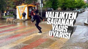 Valilikten sağanak yağış uyarısı