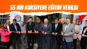 55 bin kursiyere eğitim verildi