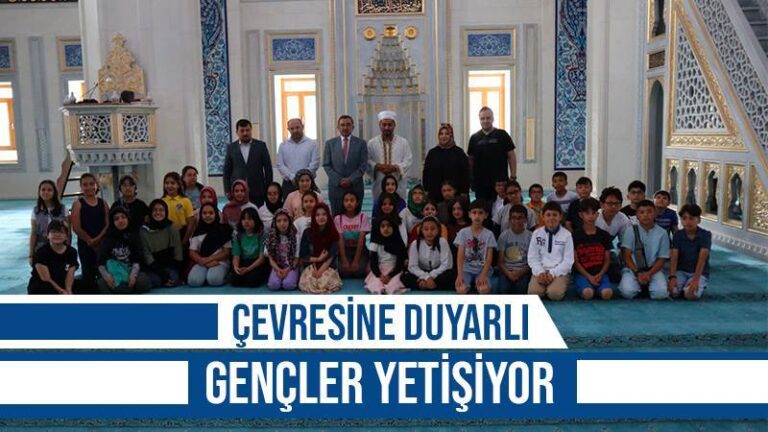 Çevresine duyarlı gençler yetişiyor