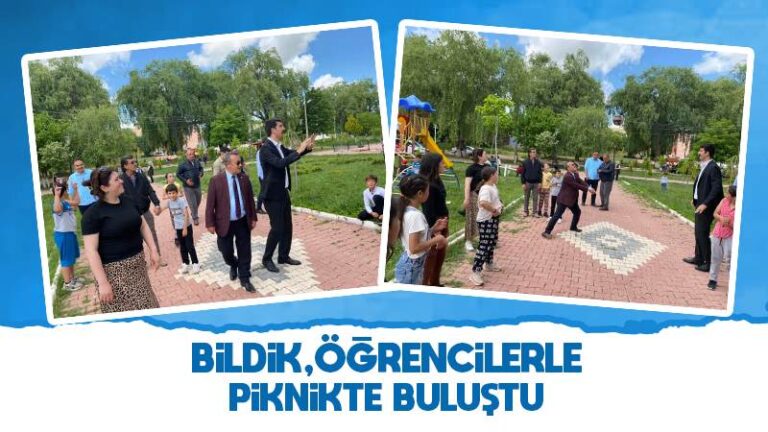 Bildik, öğrencilerle piknikte buluştu