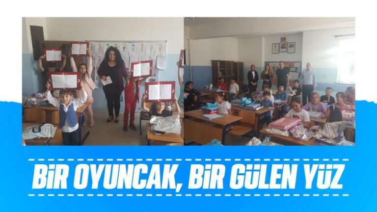 Bir oyuncak, bir gülen yüz