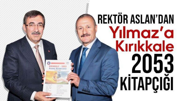 Rektör Aslan’dan Yılmaz’a Kırıkkale kitapçığı