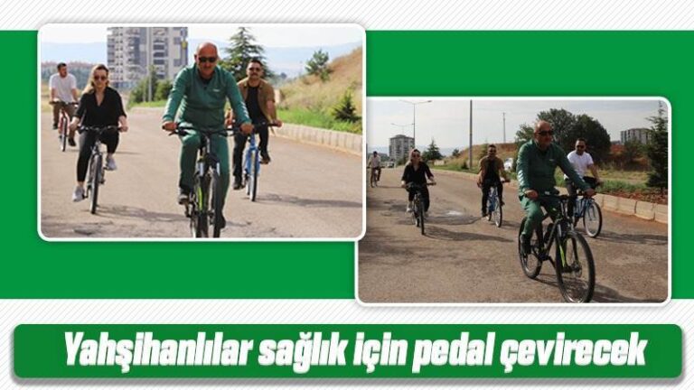 Yahşihanlılar sağlık için pedal çevirecek